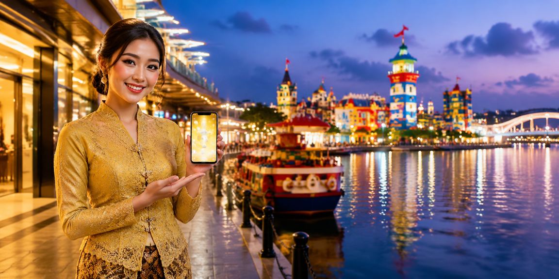 Pemain loteri Malaysia berpakaian kebaya menyertai cabutan nombor di manis33