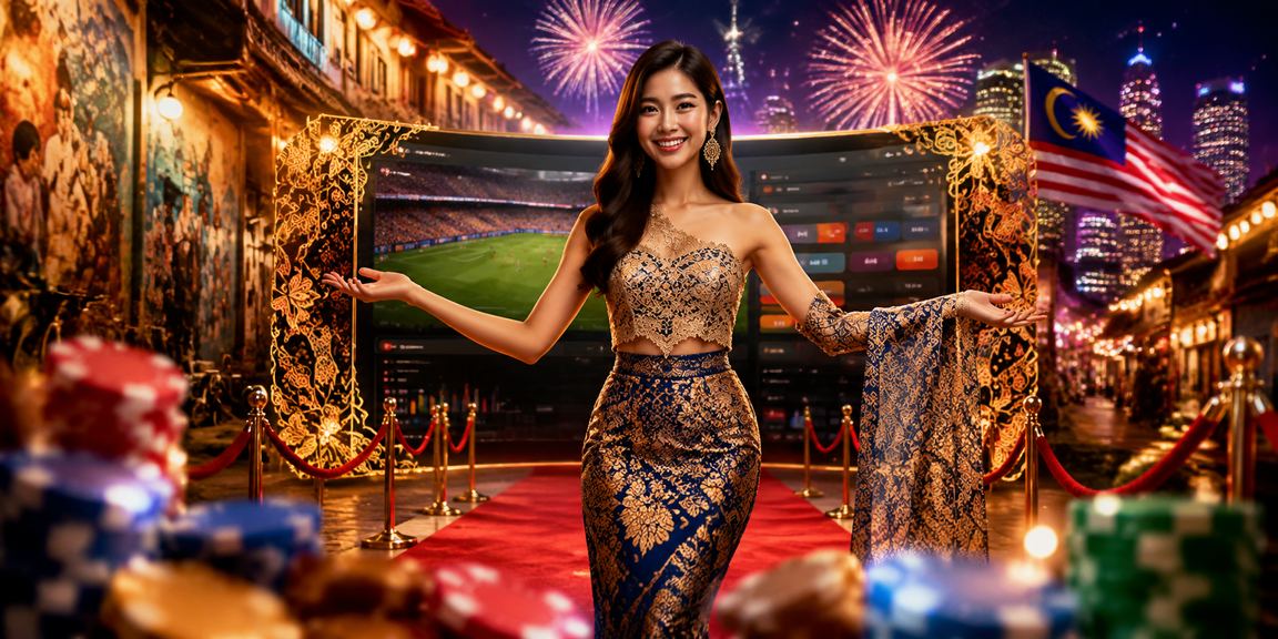 Pemain VIP Penang berpakaian batik menyemak ganjaran keahlian di platform manis33